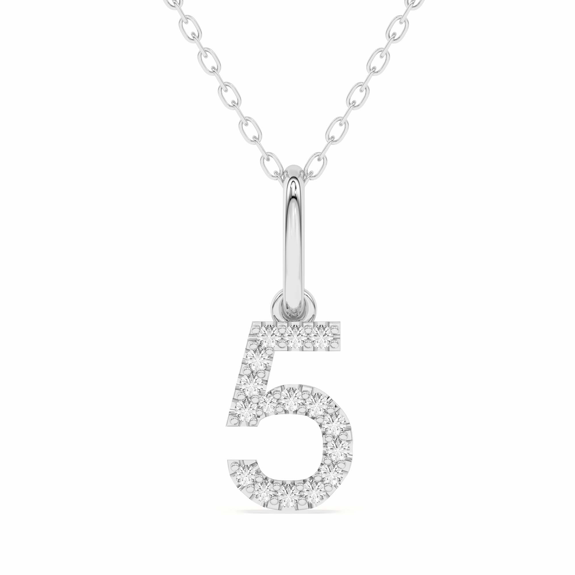 "5" Number Pendant