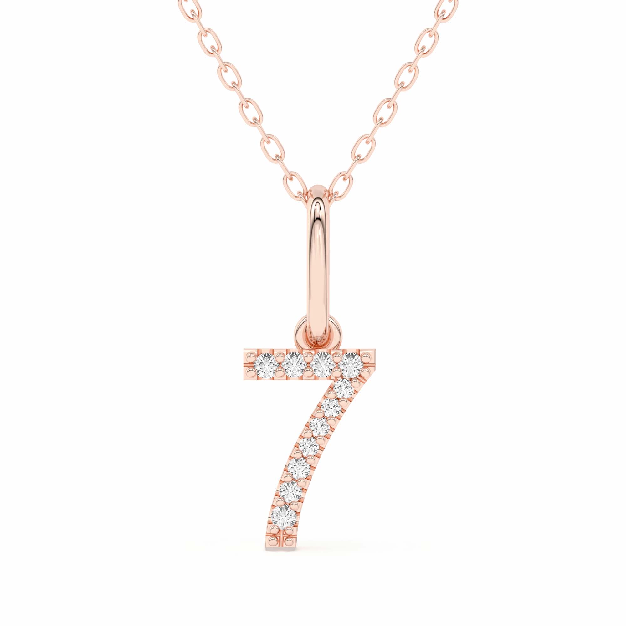"7" Number Pendant