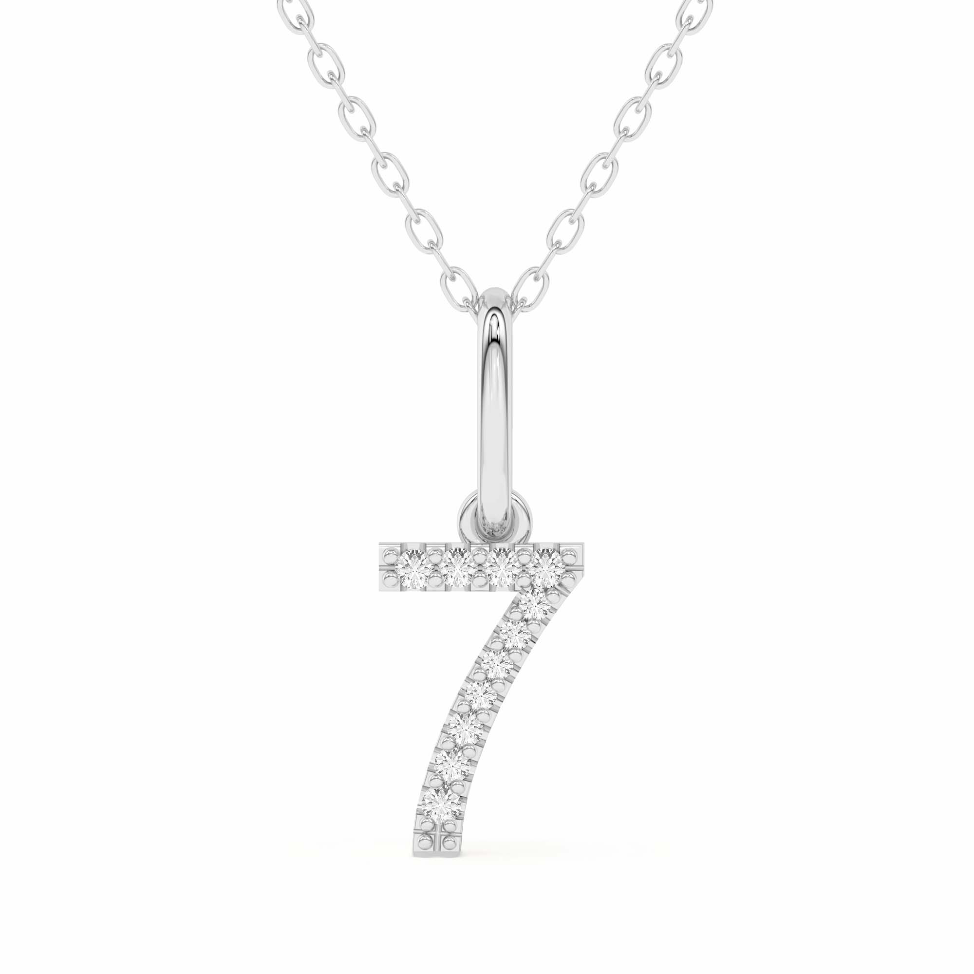 "7" Number Pendant