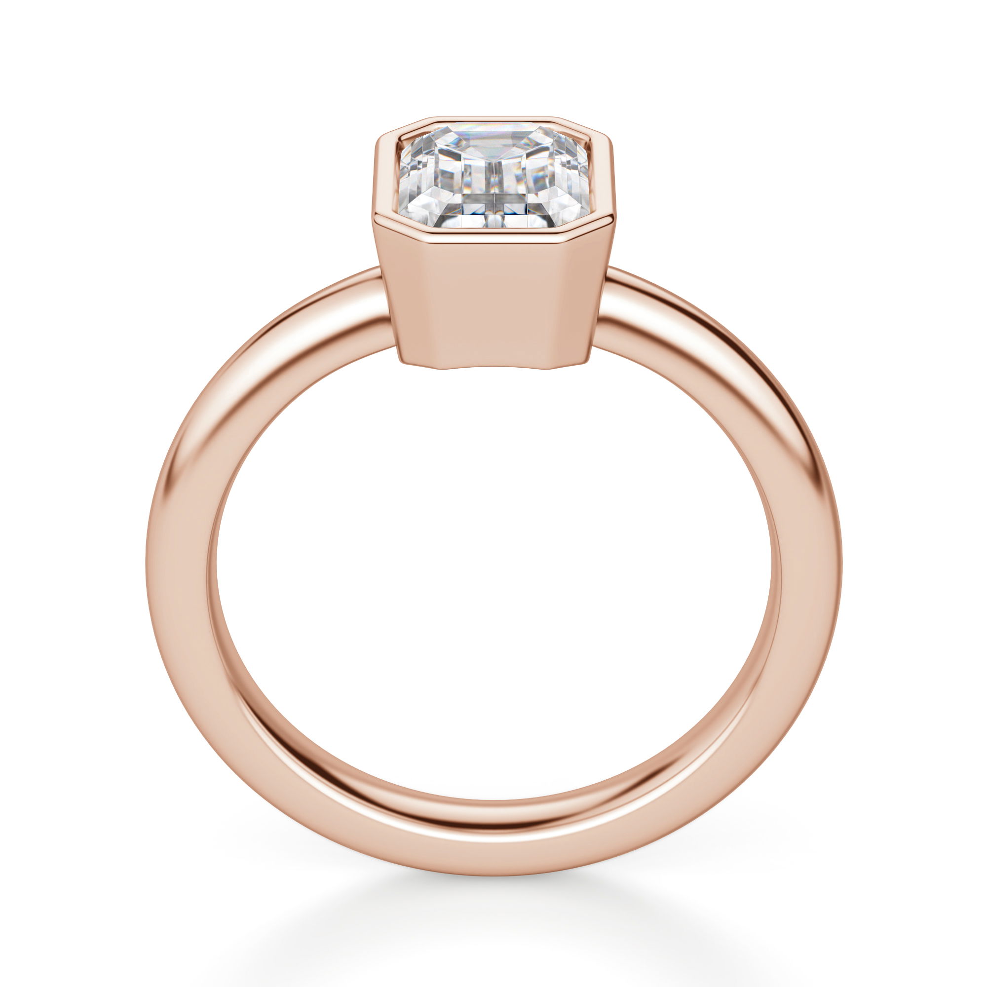 Marseille Emerald Cut Engagement Ring