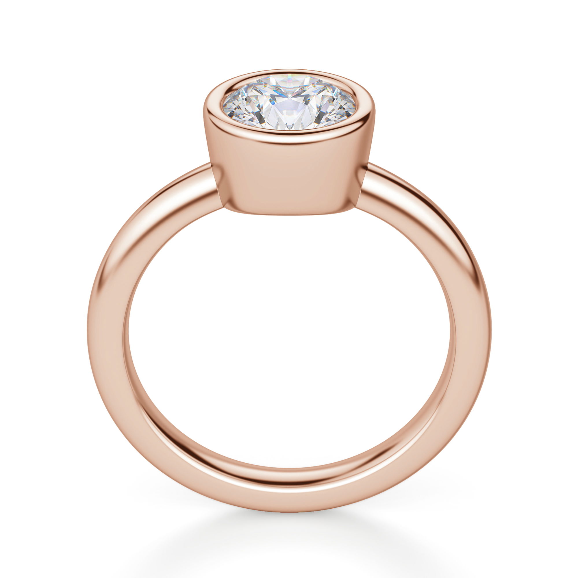 Marseille Round Cut Engagement Ring