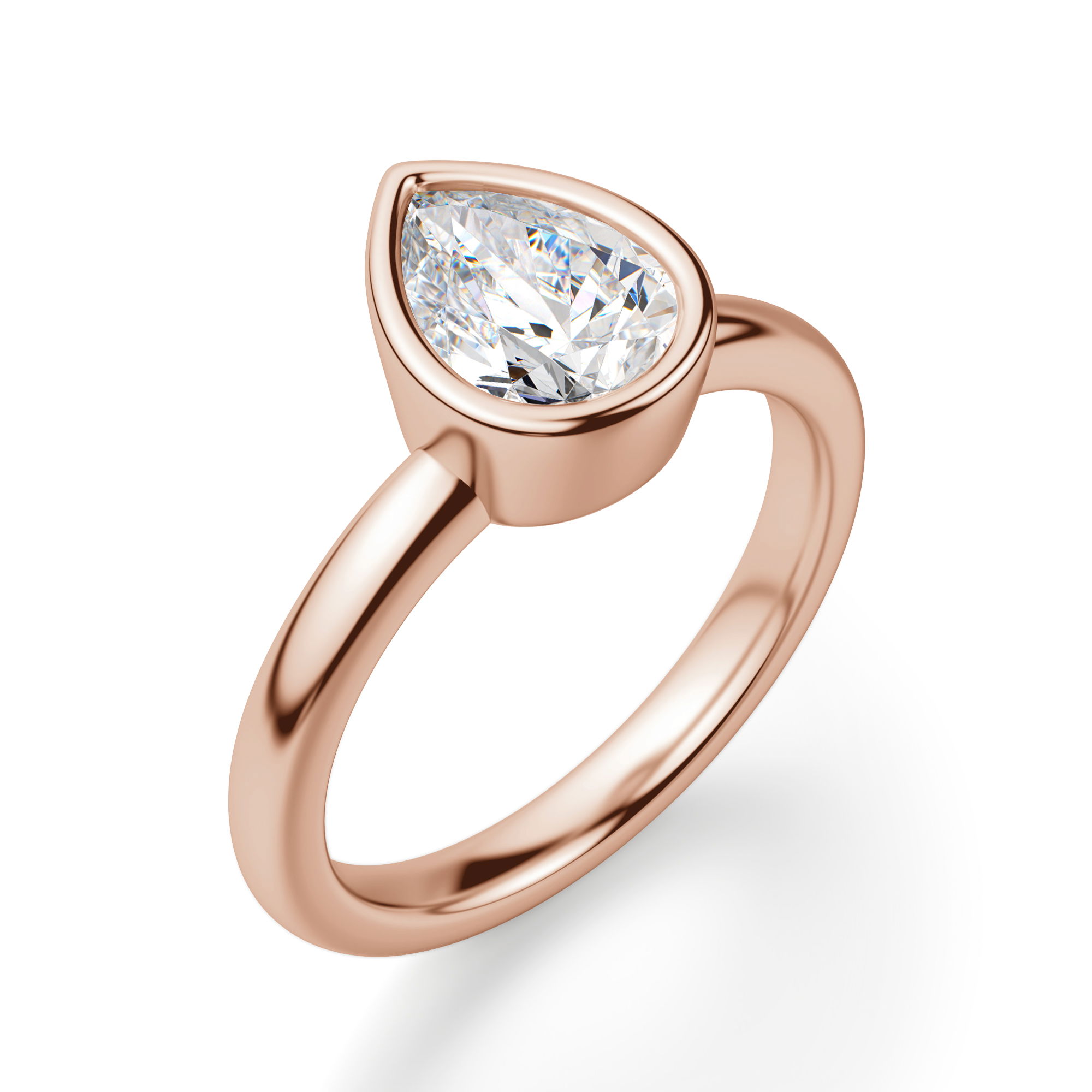 Marseille Pear Cut Engagement Ring