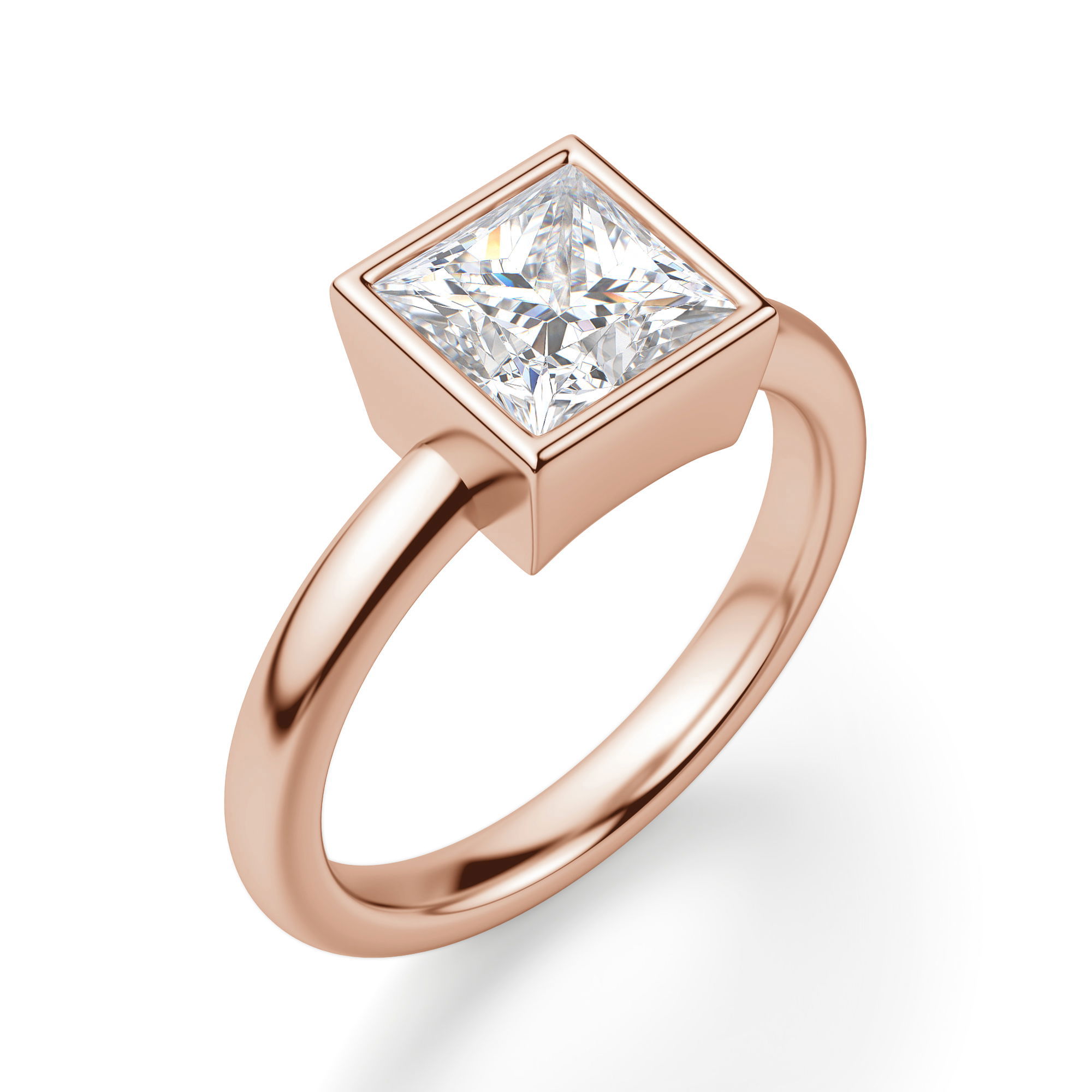 Marseille Princess Cut Engagement Ring