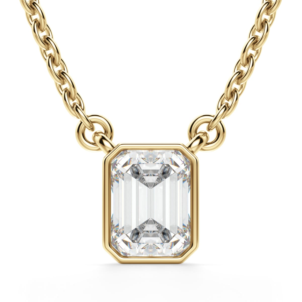 Marseille Emerald Cut Necklace