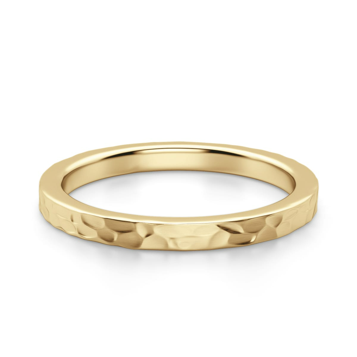 Hammered Flat Band 2 MM