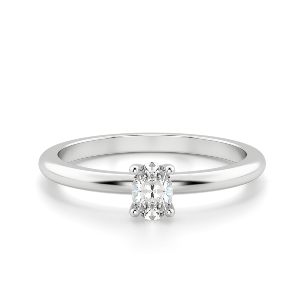 Oval Cut Petite Ring