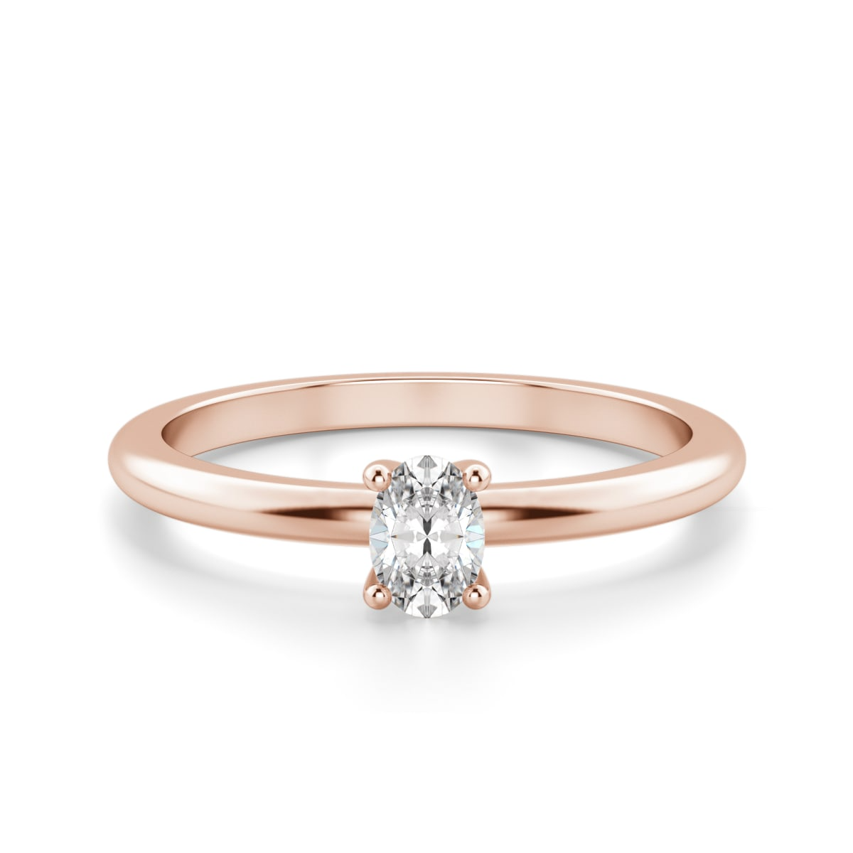 Oval Cut Petite Ring