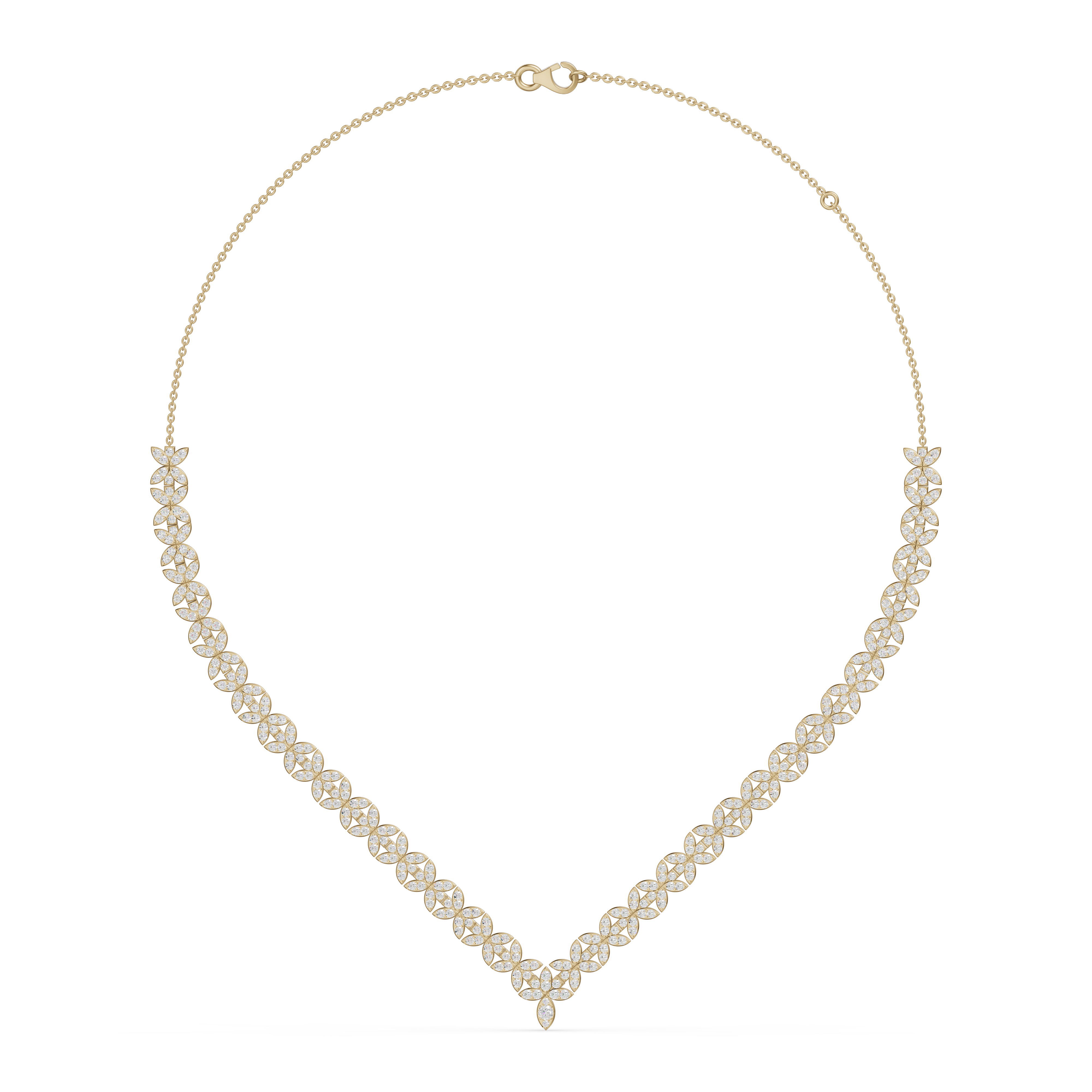 Chevron Statement Necklace