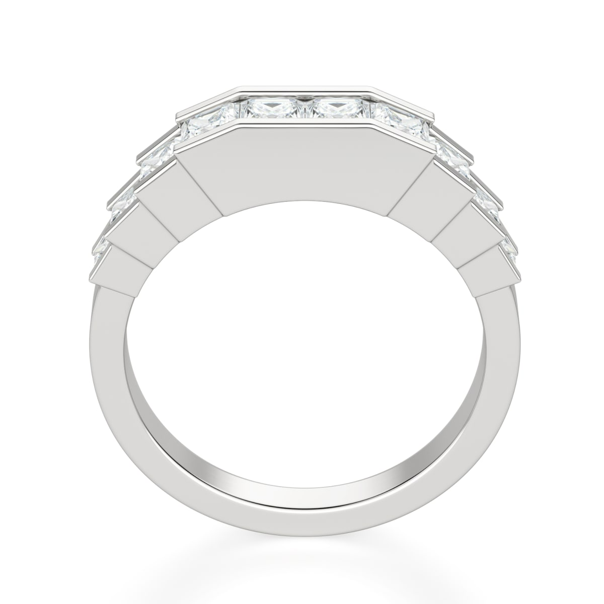 Cinderella Staircase Wedding Band