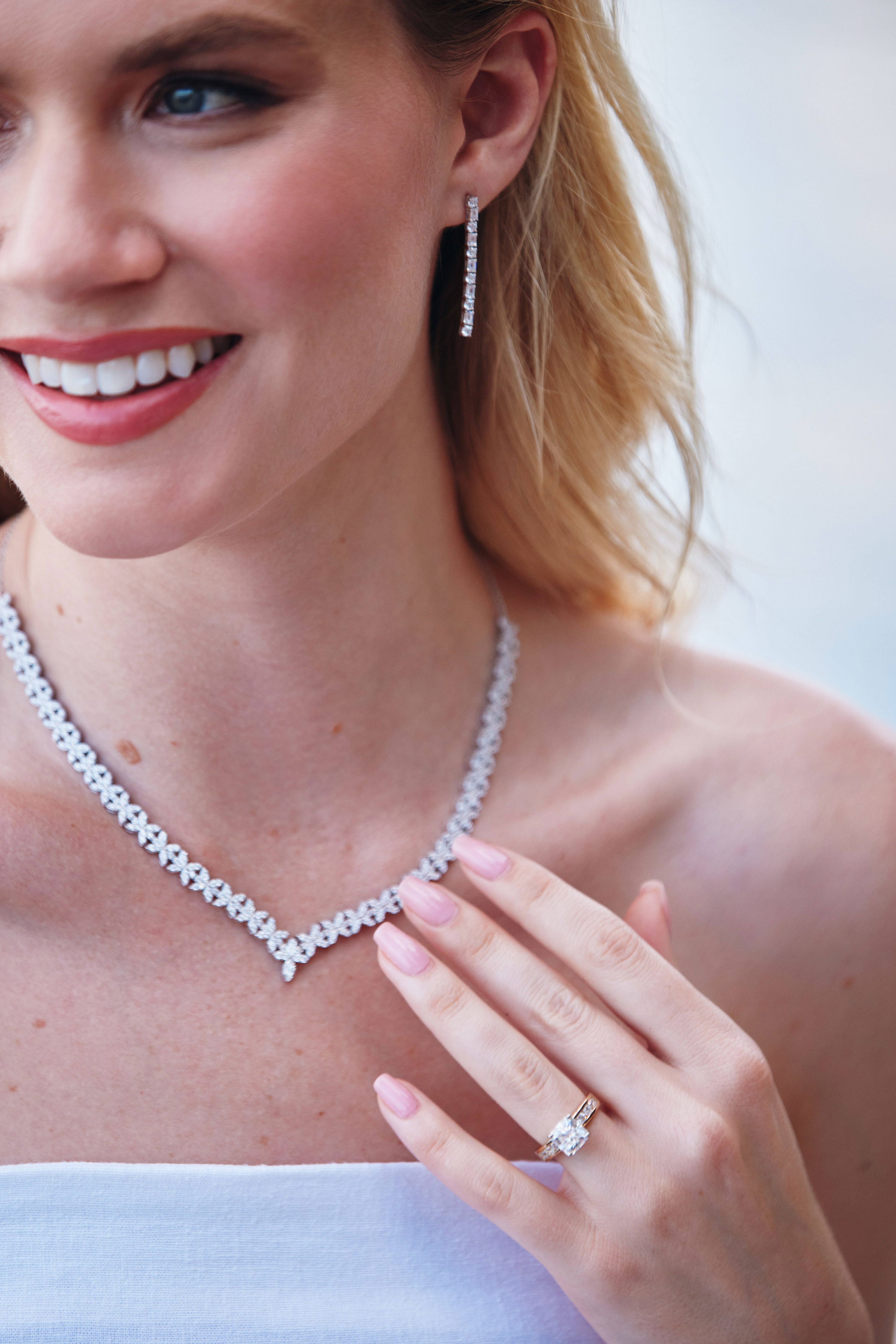 Chevron Statement Necklace