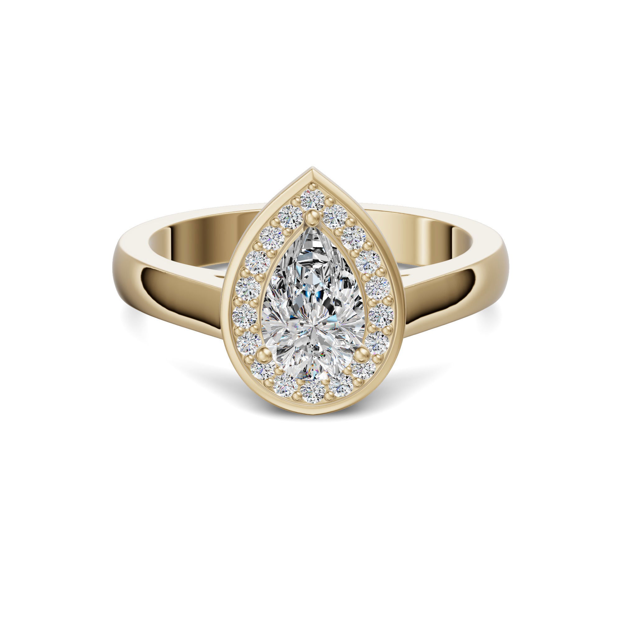 Diamond Nexus moissanite ring