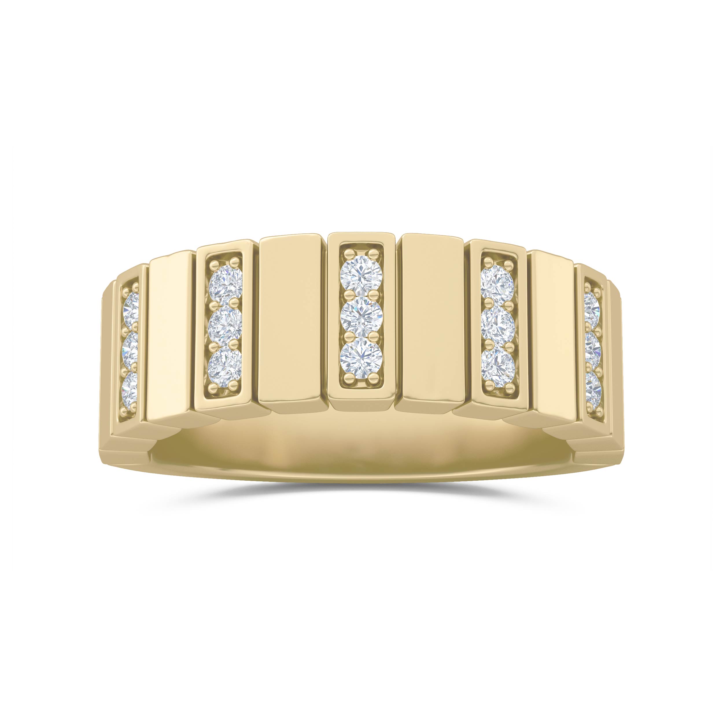 Rhythm Band DiamondNexus™ Alternative Ring in Yellow | Gold by Diamond Nexus